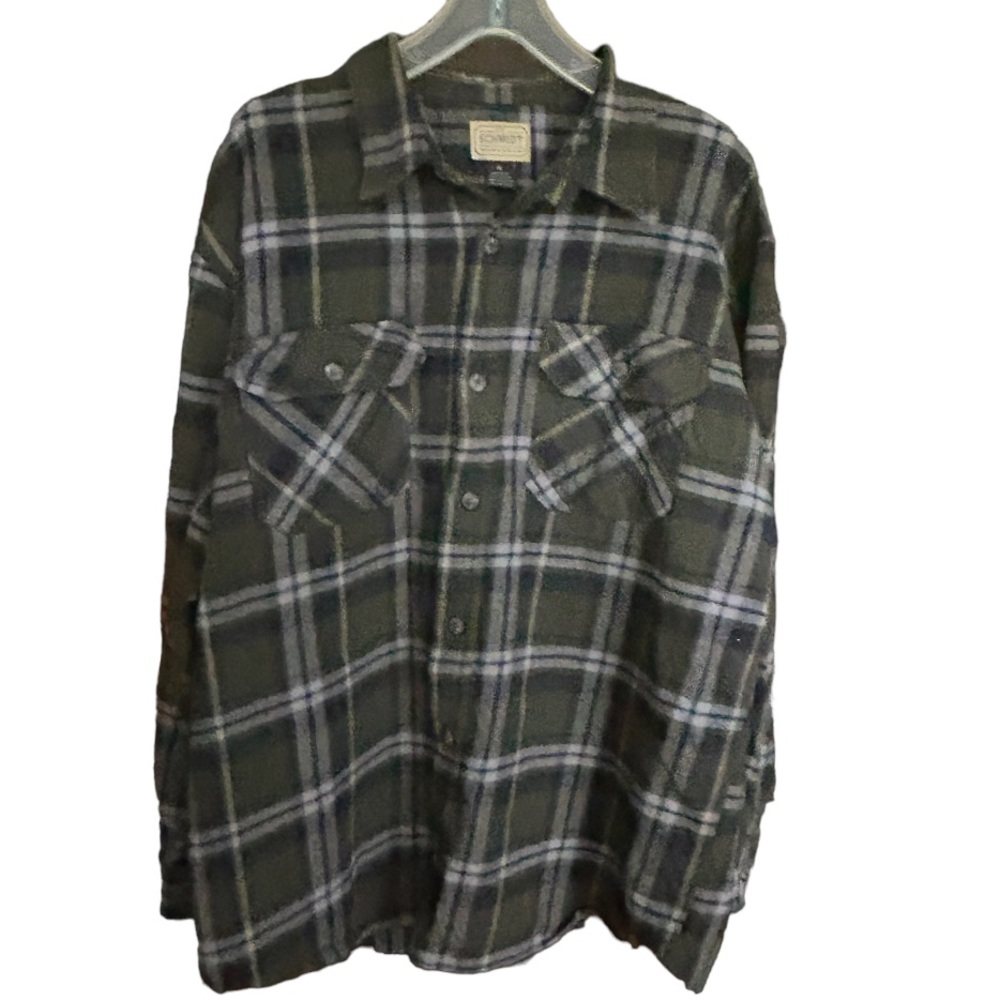 C.E. Schmidt workwear‎ heavyweight Plaid flannel button up shirt - Size Men's XL